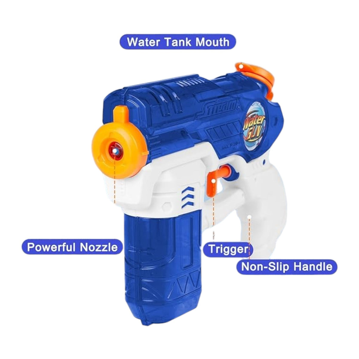 Water Guns for Kids Adults-3 Pack Squirt Guns 200CC