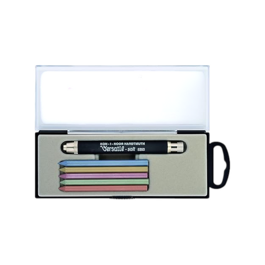 Koh-I-Noor All Metal Leadholders With Sharpener - Black