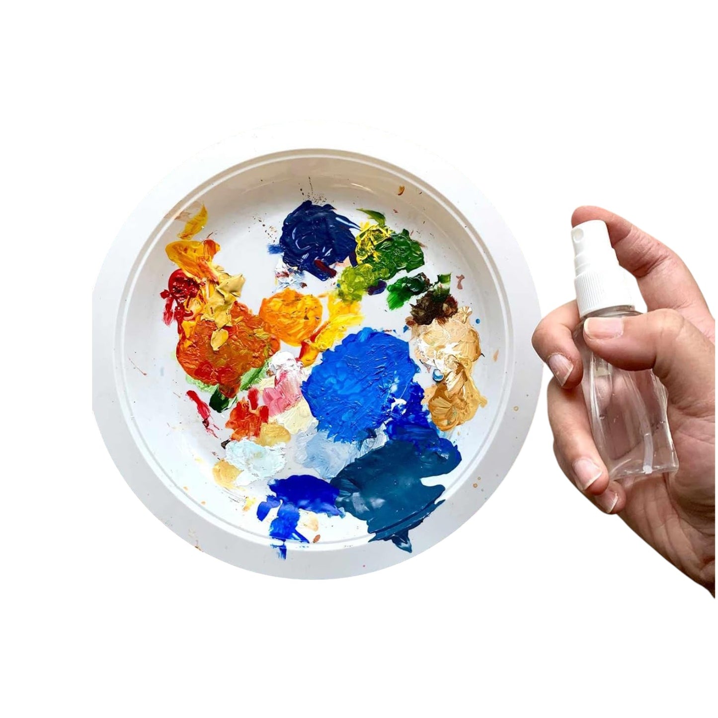 WKW - Acrylic Colors, Set Of 6 Colors With Brush, 30 ML Each,