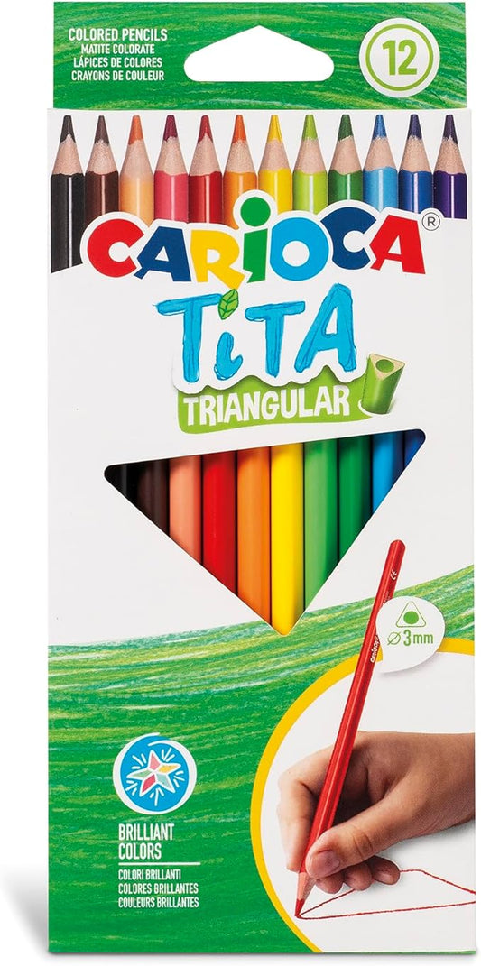Carioca 42897 Tita Erasable Colouring Pencil (Pack of 12)