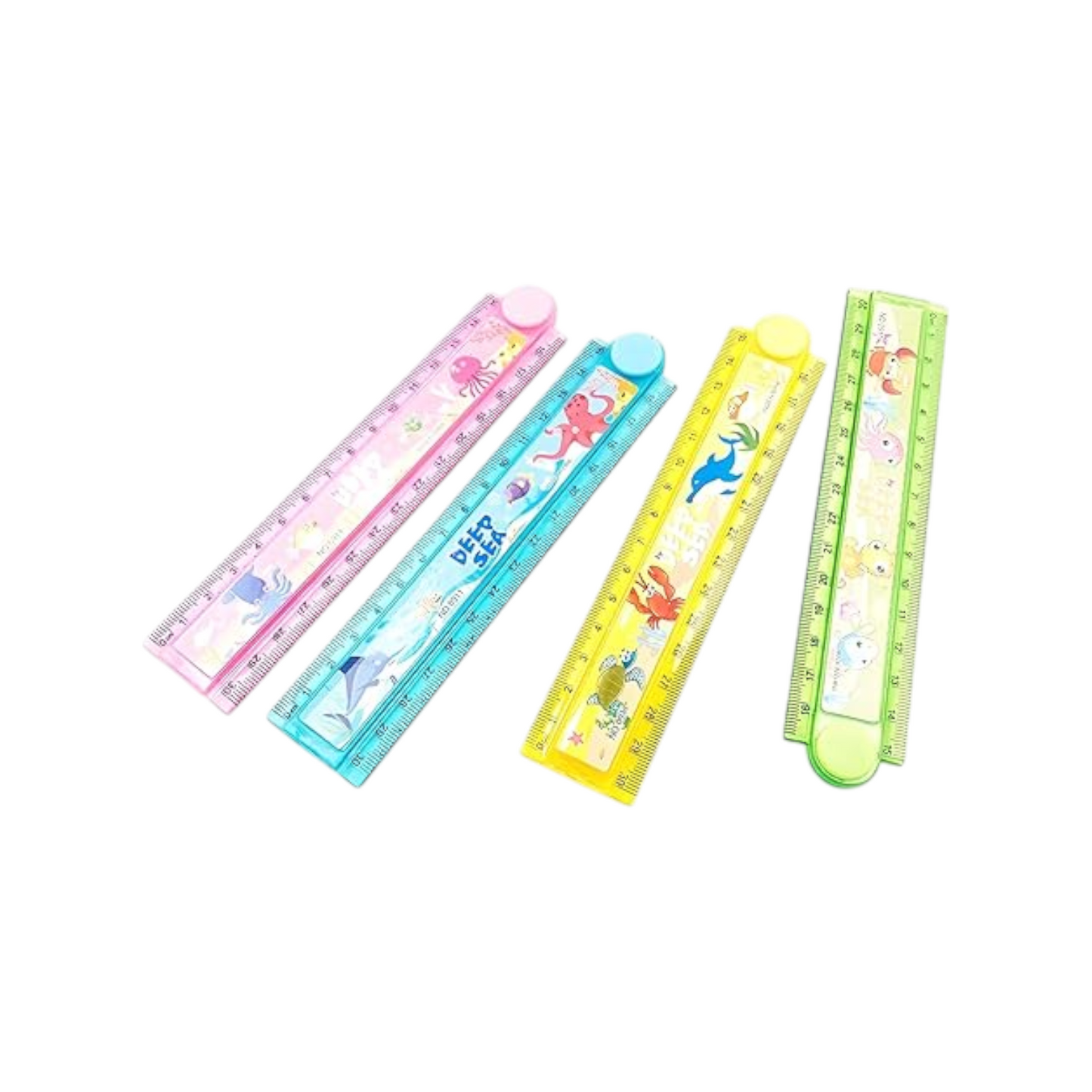 Cute Characters Folding Ruler 15 cm to 30 cm