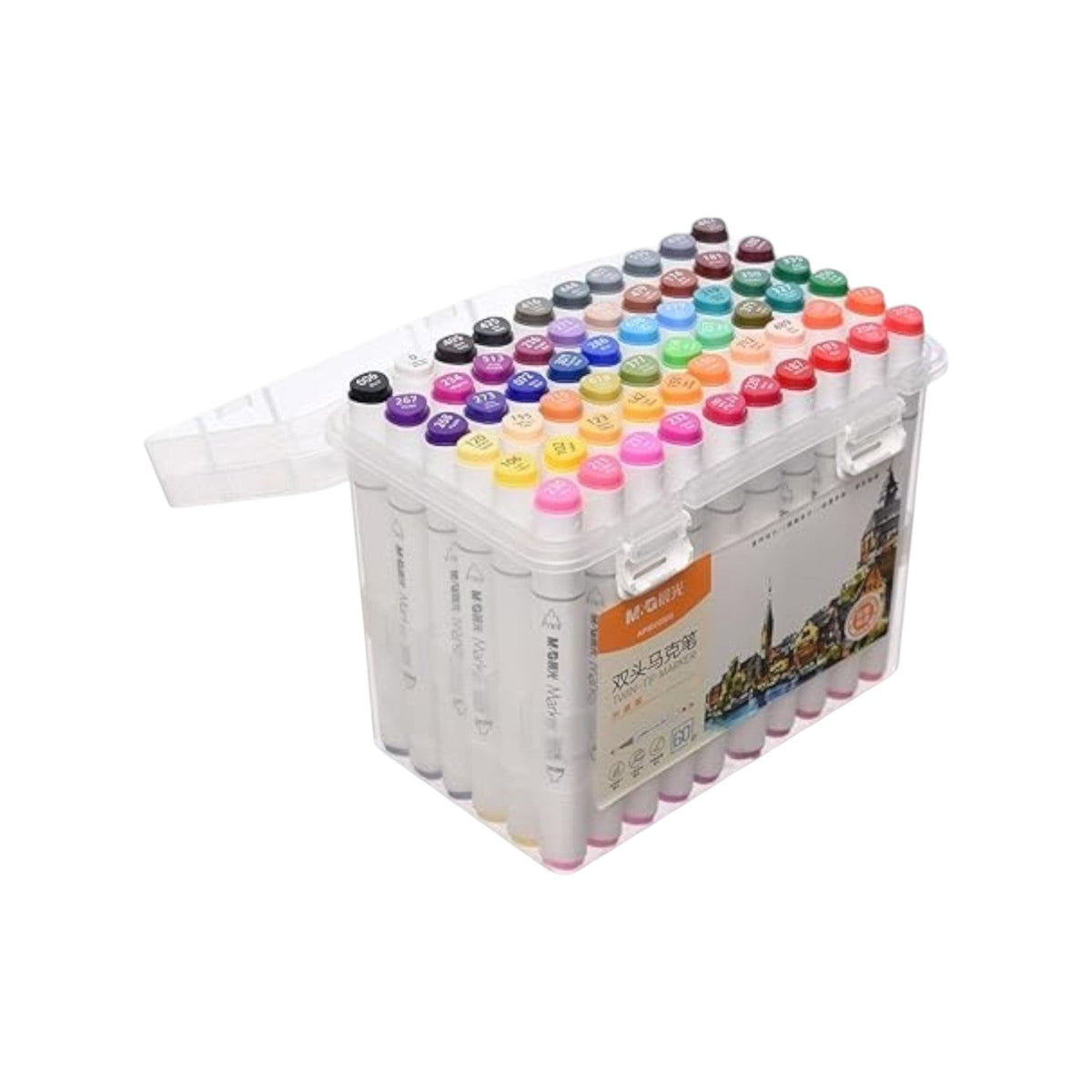 M&G Double-Headed Marker Hand Painting Design Set 36/48/60/80 Colors