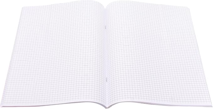 80 Sheets Squared Notebook A4