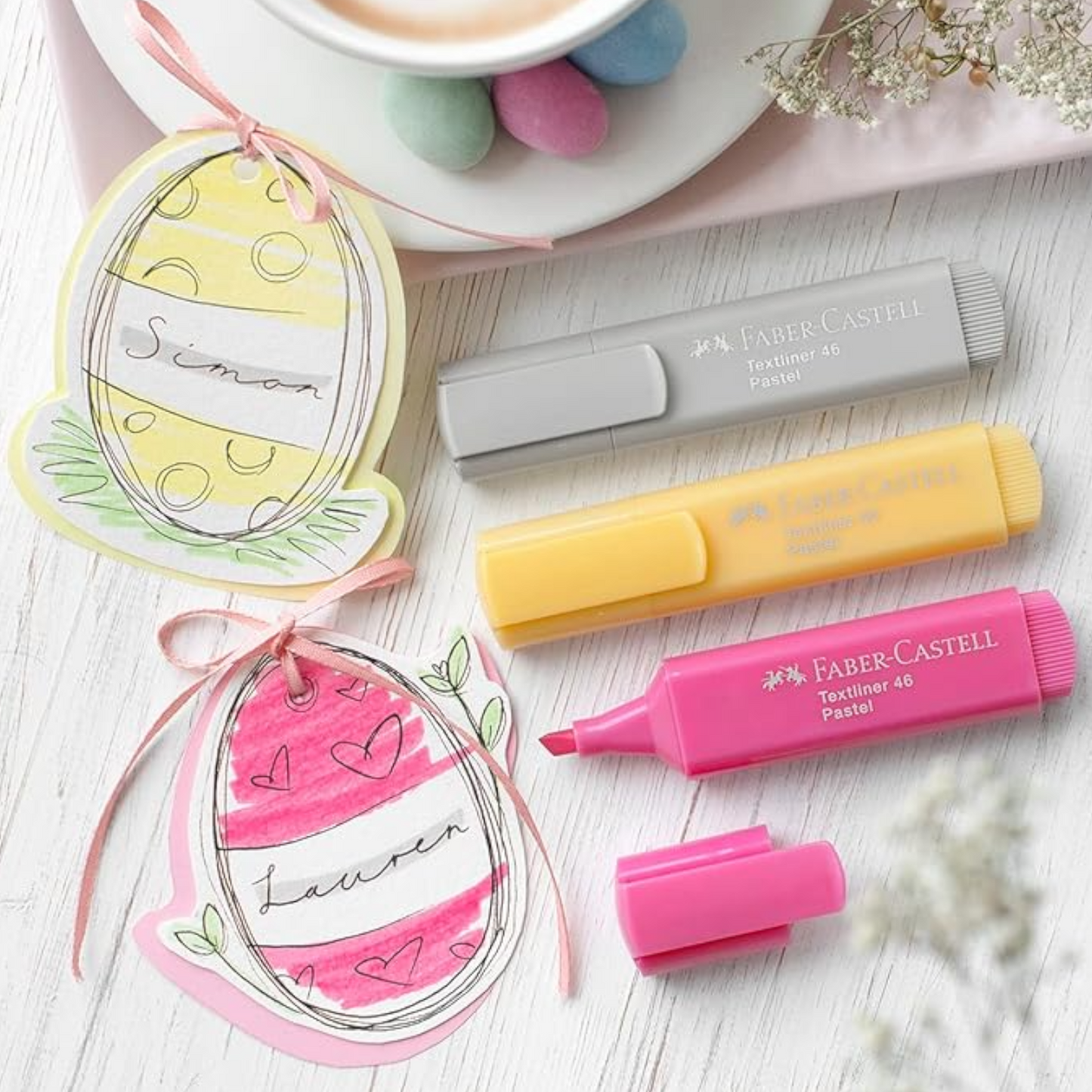 Faber-Castell Fluorescent Highlighter Set– 8 Chisel Tip