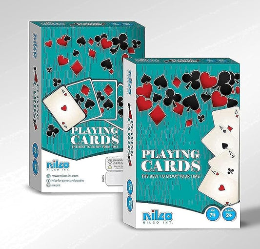 Nilco Playing Cards Game, Assorted Colors