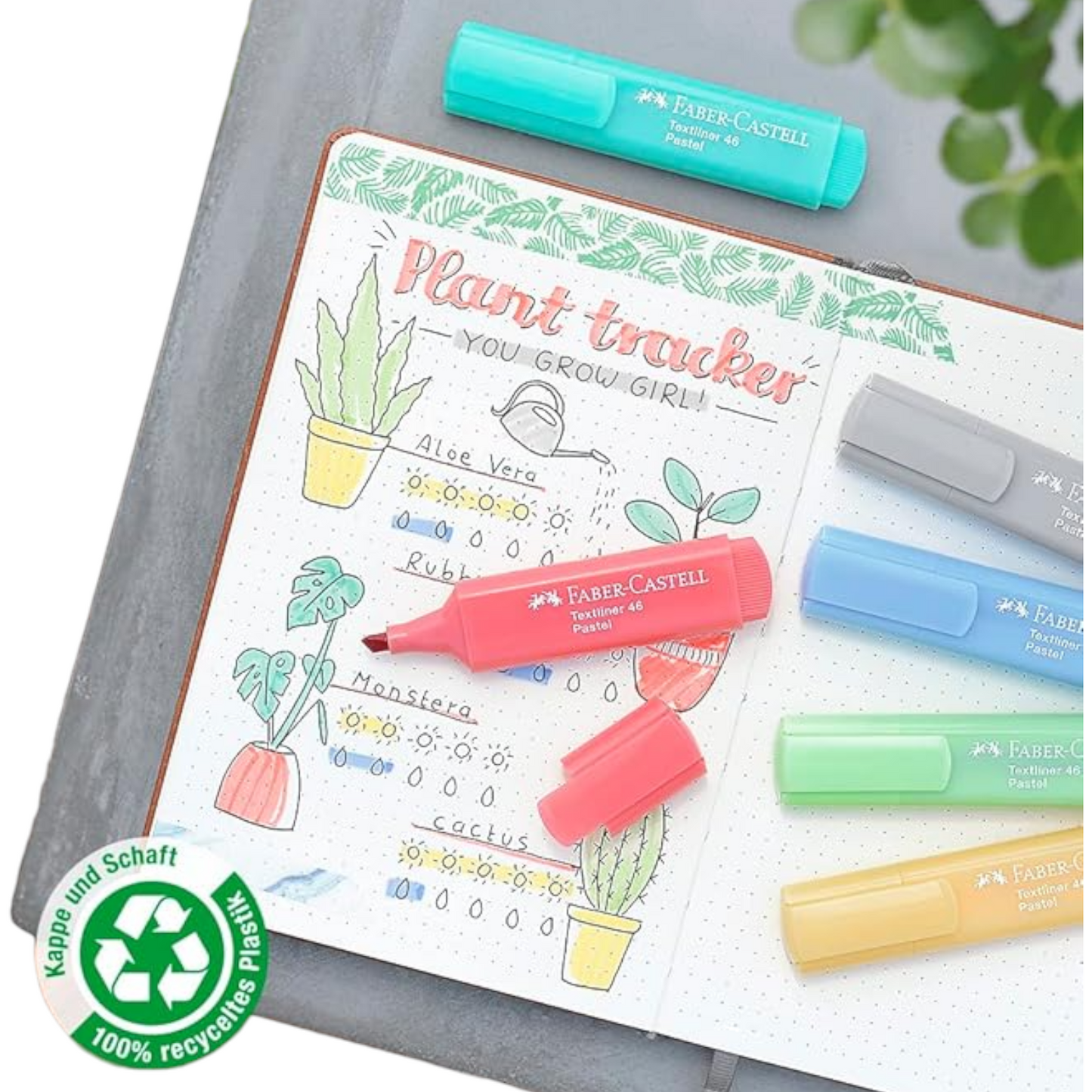 Faber-Castell  Pastel Highlighter Pen (Pack of 8)