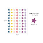 Oh Happy Day Stars Mini Stickers - 4 Sheets