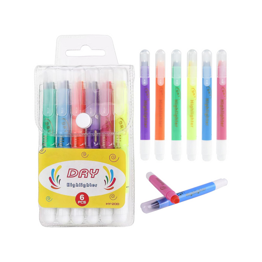 Bible Highlighter Set, Bible Marker Pens in 6 Colors