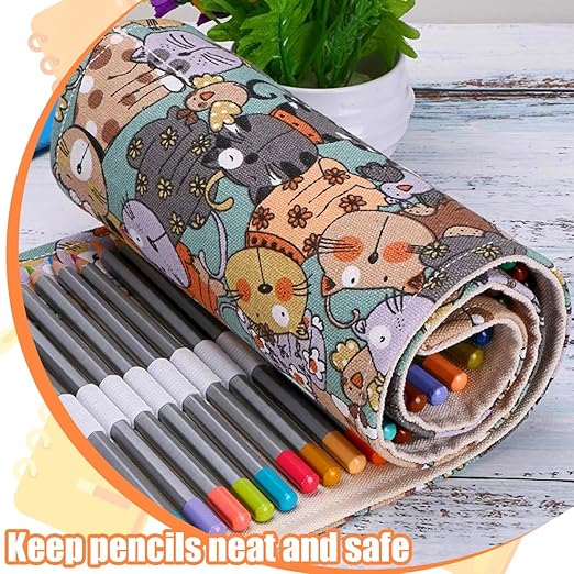 24/36/48/72 Slots Pencil Wrap - Roll Up Bag