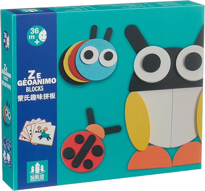 Geoanimo Animals Shape Puzzle for Kids