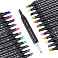Textile Marker Pens, Machine Washable Textile Markers, 24 Colors