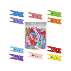 25pcs Mini Natural Wooden Clips Clothespins