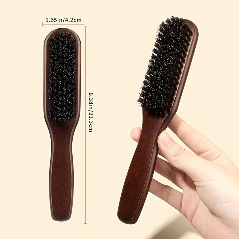 Bristle Smoothing Comb Set (Includes 1 Brush&1cleaning Claw/1 Brush&1pack Hair Rope)