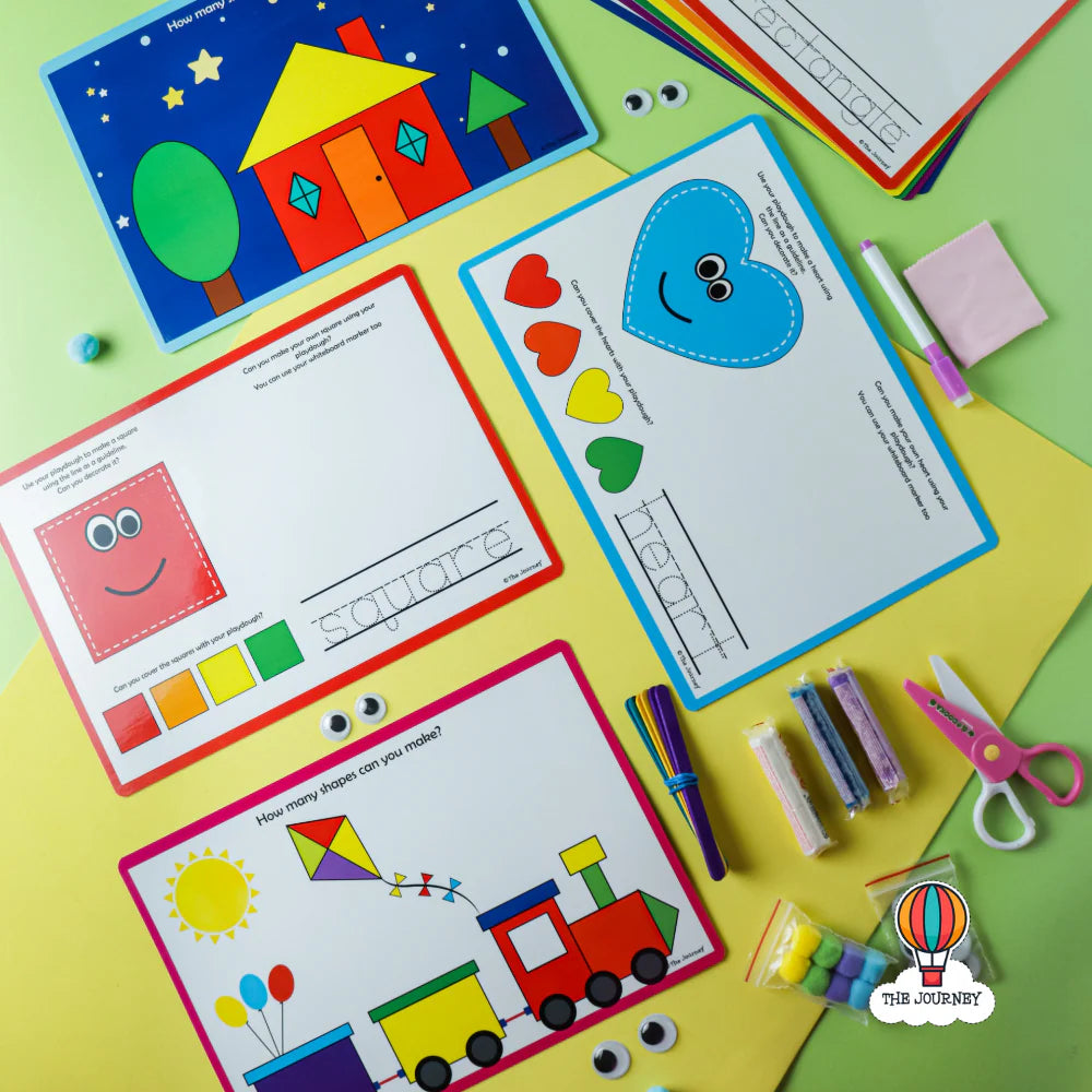 Shapes Playdough Mats