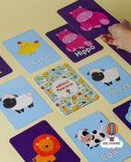 Animal Flashcards Set (4 Languages)