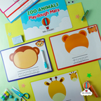 Zoo Animals Playdough Mats