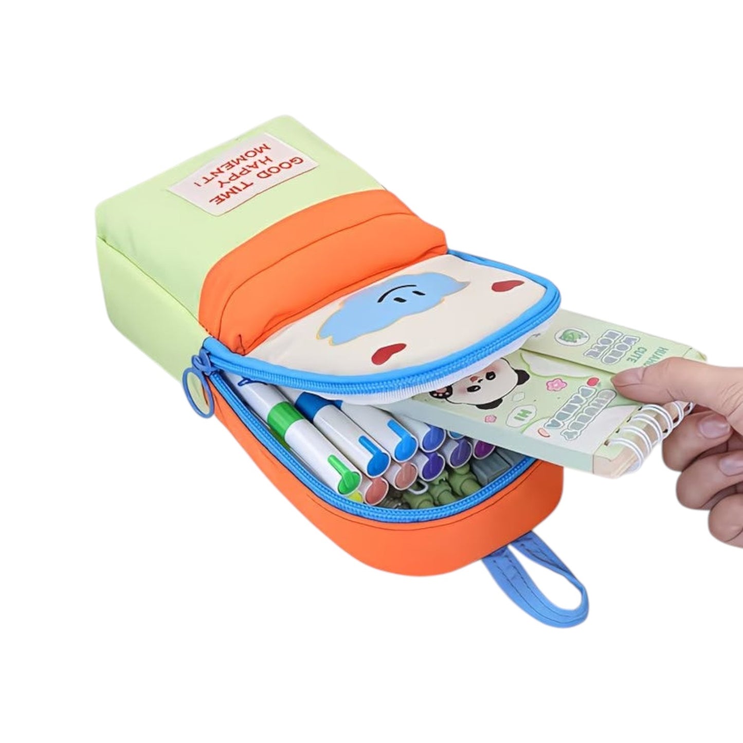 Large Capacity Macaron Color Pen & Pencil Holder with Desk Organizer