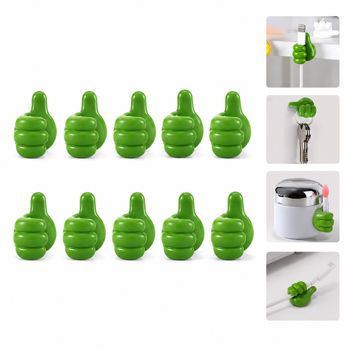 10 Pcs Thumb Shape Key Hooks