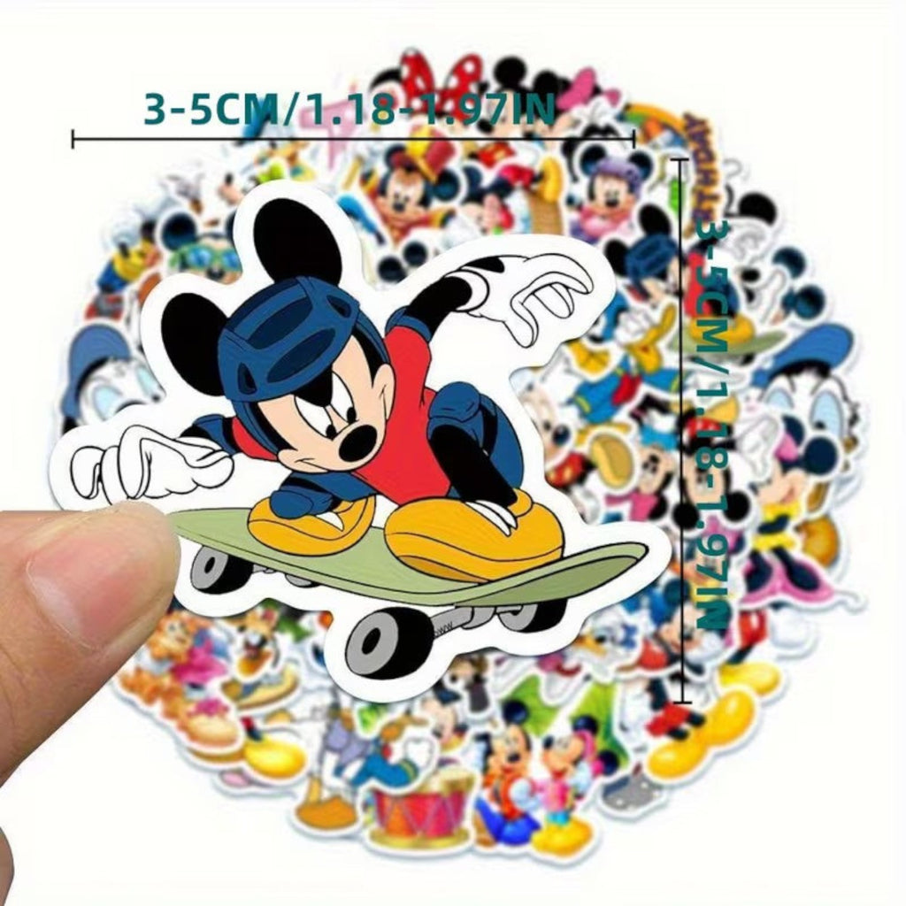 50 Vinyl Stickers - Official Disney Mickey Mouse Series