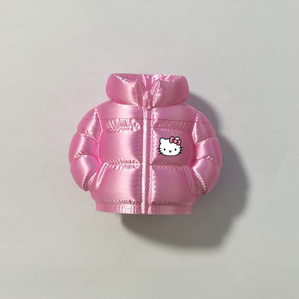 Puffer Jacket Desk Pen Holder – 3D Printable