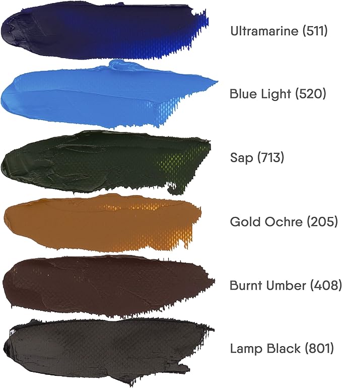 Sonnet 2641099 Oil Paint Tube 10 ml Set 12-Pieces