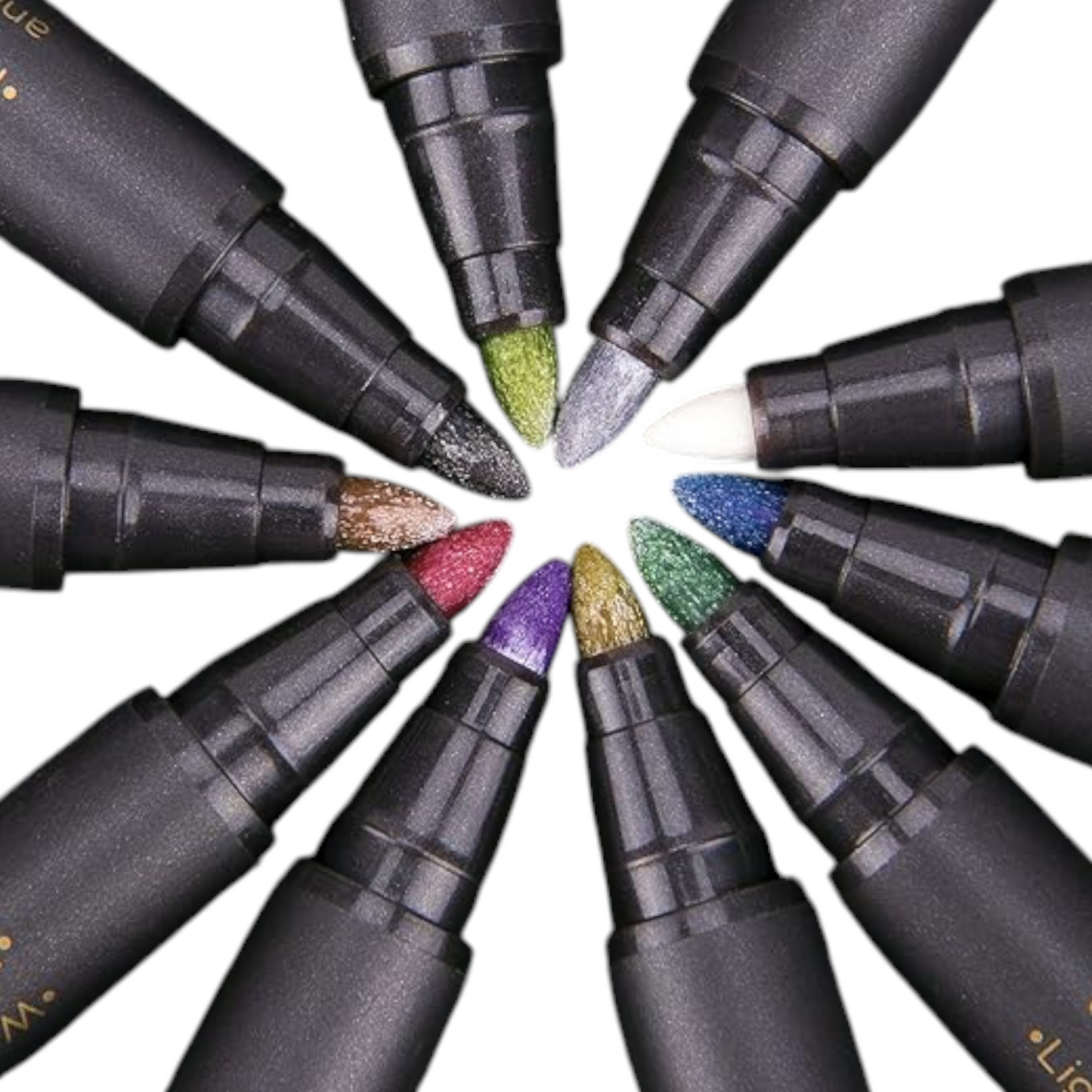 Paint Marker Pens Acrylic Paint Pens Set 10 Colours Metallic