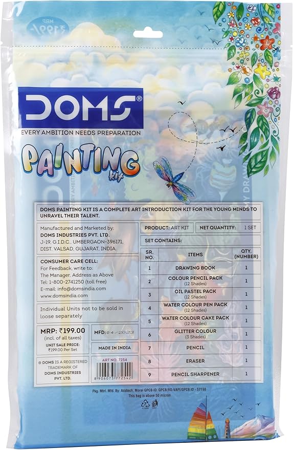 Art Maze Coloring Set 68 Pieces – by DOMS Model 80882