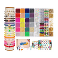 Elite Stationery House 7200 piece polymer clay bead kit with 24 colors, alphabet beads, charms, and bracelet tools.