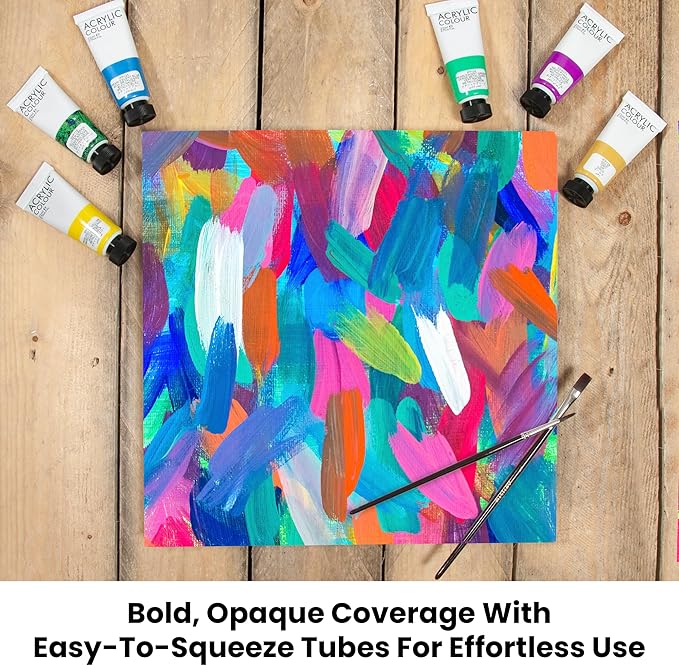 ARTISTIK Acrylic Paint Set - 48 Piece Set (48 x 22ml) Tubes