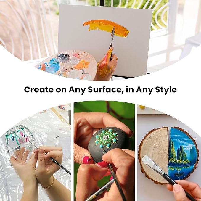 ARTISTIK Acrylic Paint Set - 48 Piece Set (48 x 22ml) Tubes