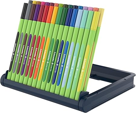 Fineliner Line-Up 0,4 assorted Adjustable pencil case stand