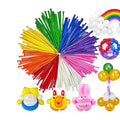 KIDSZONE Long Balloon Animal Twisting Balloons for Animal Shape Pack of 100