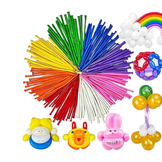 KIDSZONE Long Balloon Animal Twisting Balloons for for Animal Shape Pack of 100