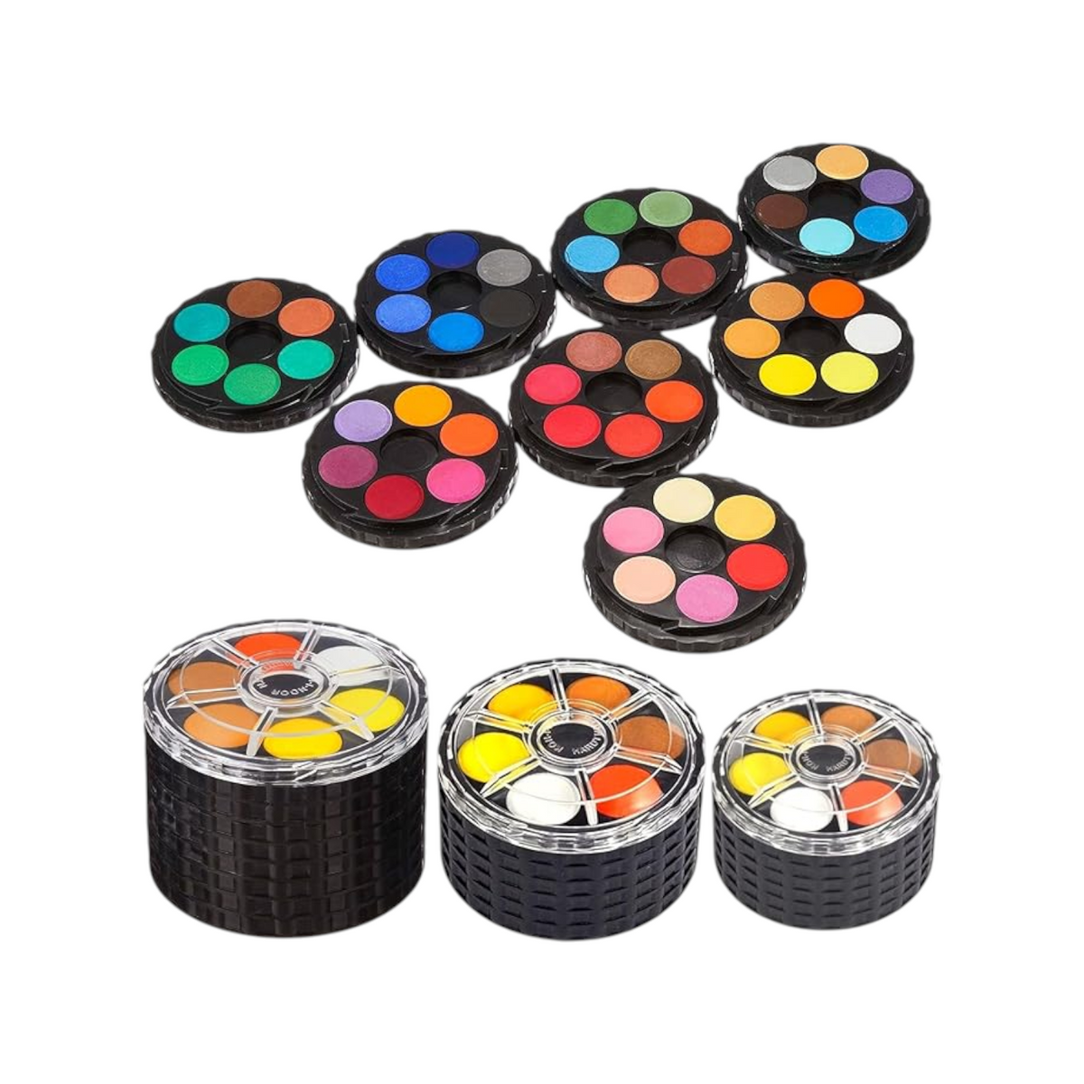 Koh-I-Noor Ink Box Watercolor Paints 8 Tiers 48 Bowls