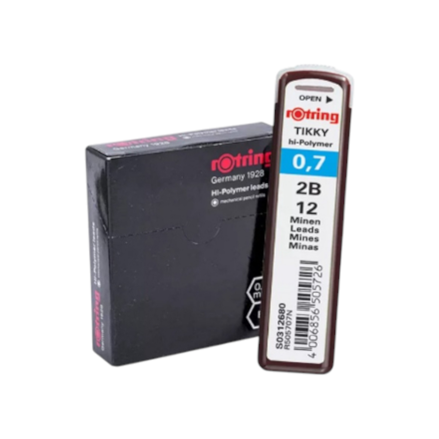 Rotring 2B Mechanical Pencil Leads (0.7mm)