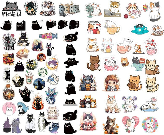 Cute Cat Stickers Pack Of 50