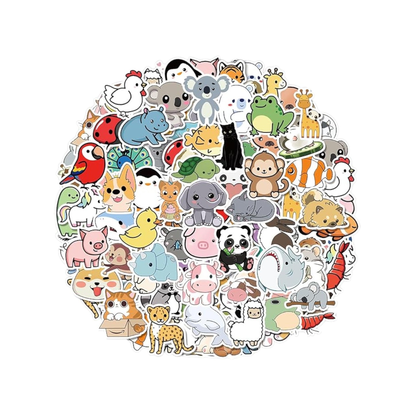 25 Pcs Cute Animal Stickers