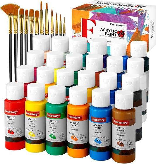 M&G Acrylic Paints 12 Ml - Set Of 24Pcs (Copy)