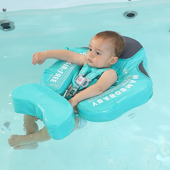 Baby Swimming Float with Canopy, Waterproof Non-Inflatable