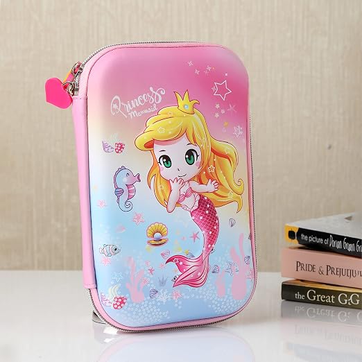 3D Pencil Case Large Mermaid 3