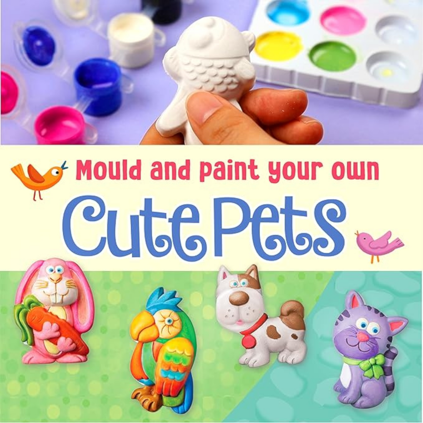4M - Mould & Paint - Cute Pets 3539