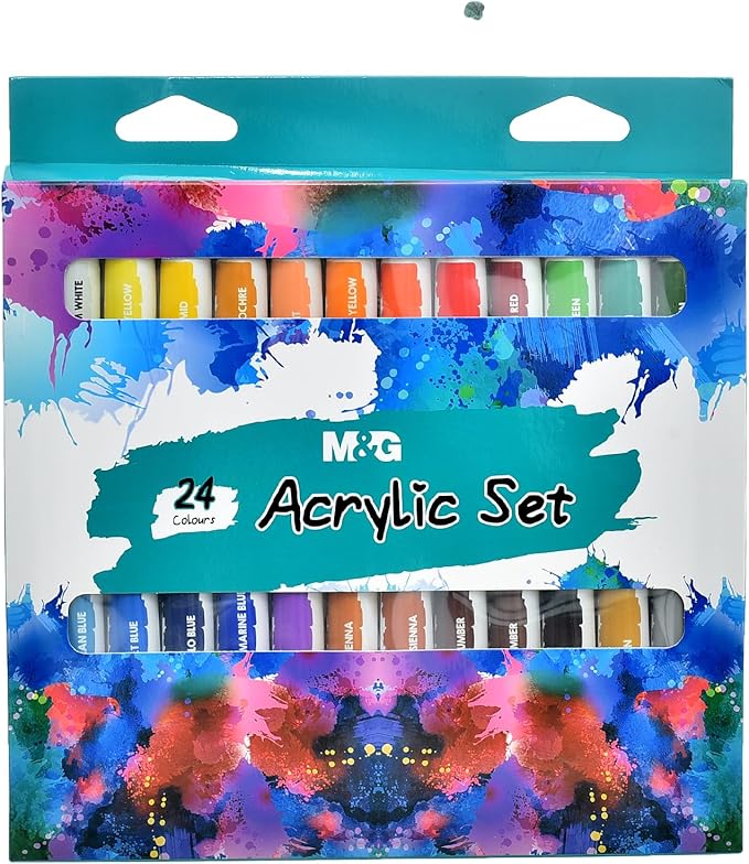 M&G Acrylic Paints 12 Ml - Set Of 24Pcs