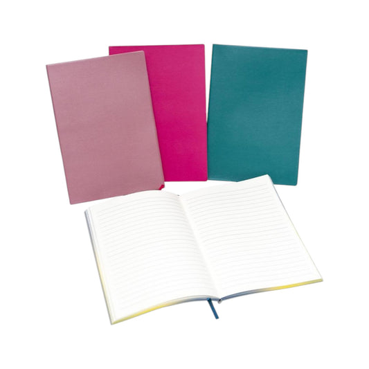 A5 Notebook, 14*21cm, 80 sheets, integral cover, 1872-3 line