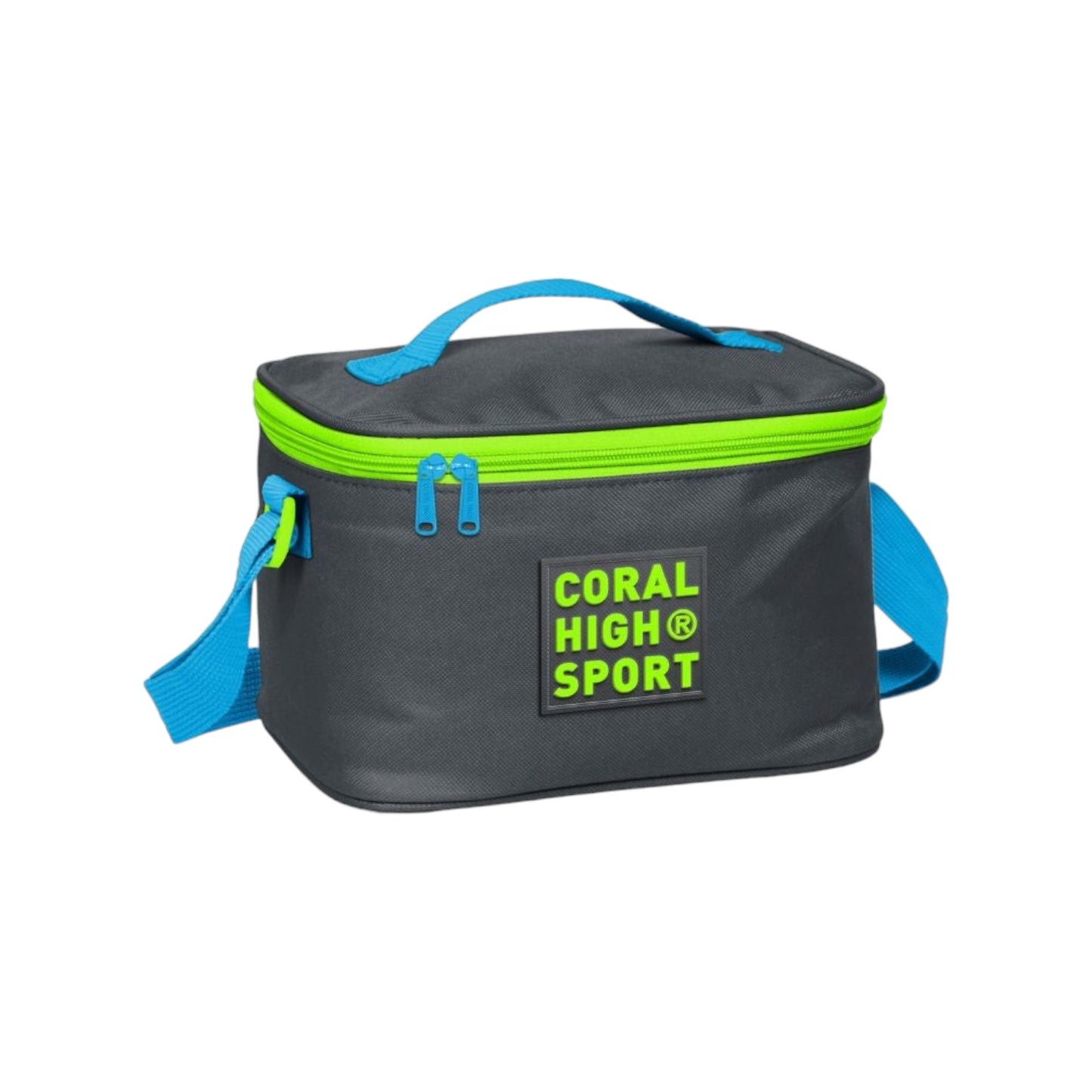 Coral High Sport Thermal Lunch Bag - Navy Blue Neon Orange