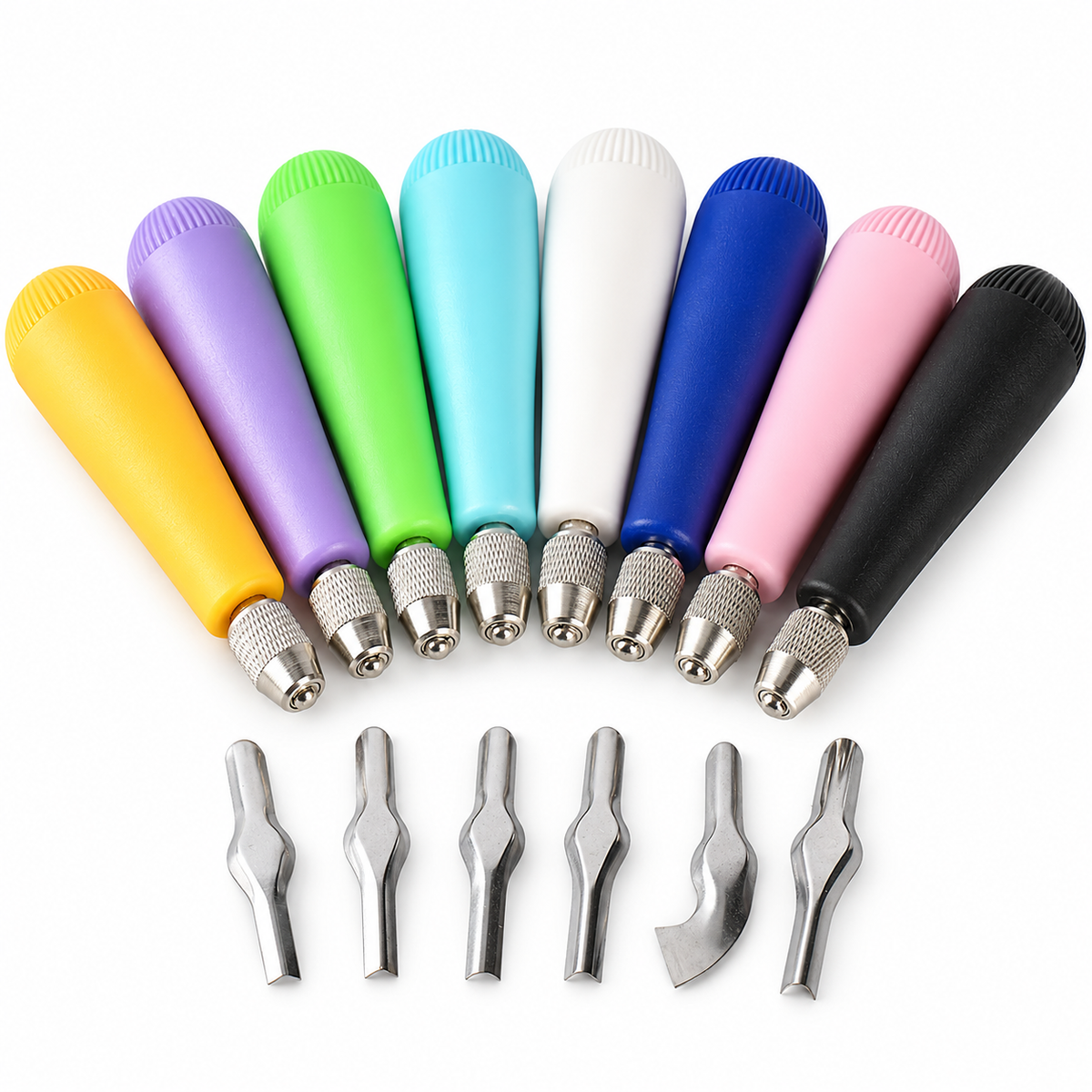 Extension Lino Cutter  Handles  - 1 Tool + 5 Lino Cutter Weapons