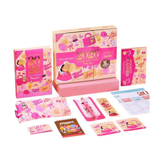 2026 Agenda Girl in Box Unique with 10 Different Great Gifts