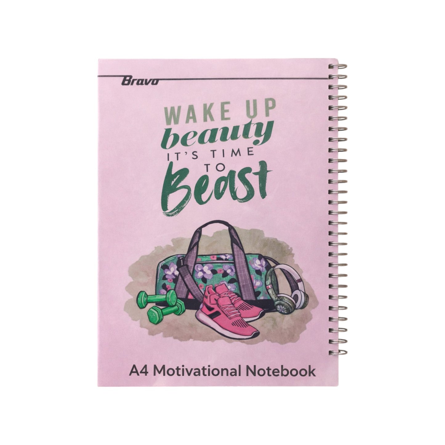 80 Sheets Bravo New Wired Notebook, A4 Large