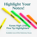 Highlighter Fine- Tip Kores