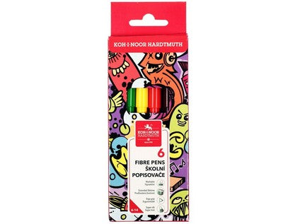 Teenage Felt-Tip Pens, Set of6 &  24, Cardboard