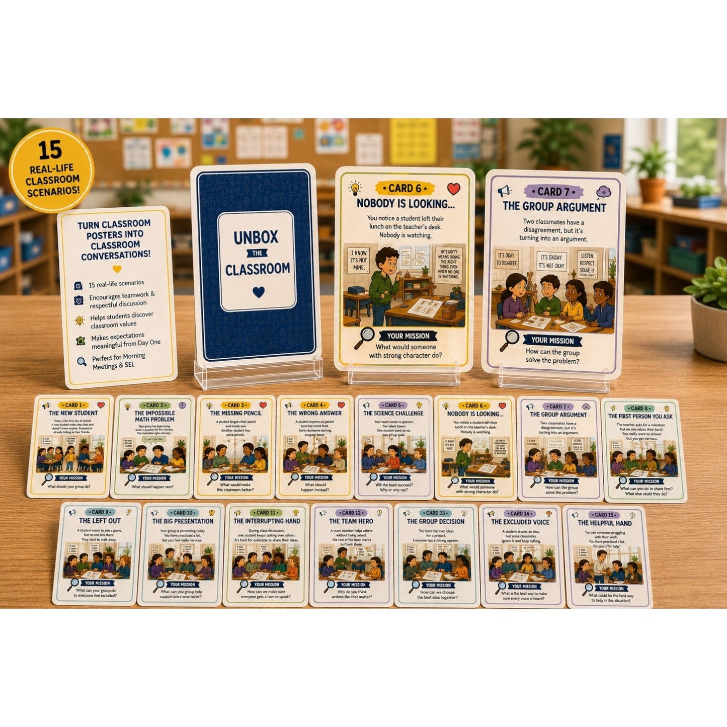 Unbox the Classroom – Classroom Discussion Cards